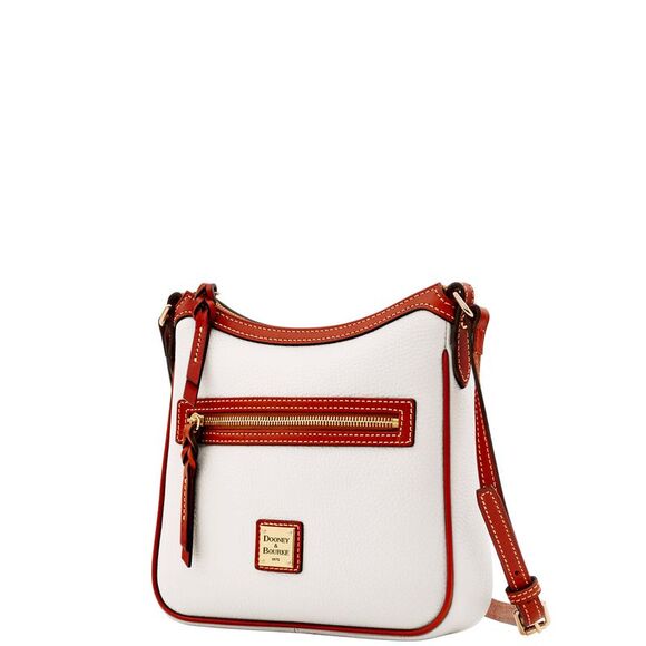 Dooney & Bourke Pebble Grain Pocket Crossbody Shoulder Bag - White - Picture 2 of 4